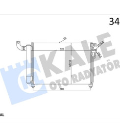 RİO CRDI KLIMA RADYATORU KOMPLE 2006 MODEL SONRASI  DIZEL