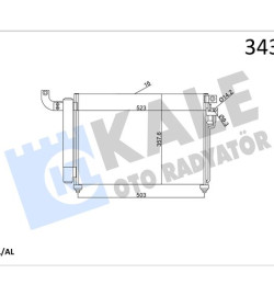 RİO CRDI KLIMA RADYATORU KOMPLE 2006 MODEL SONRASI  DIZEL