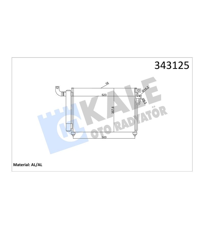 RİO CRDI KLIMA RADYATORU KOMPLE 2006 MODEL SONRASI  DIZEL