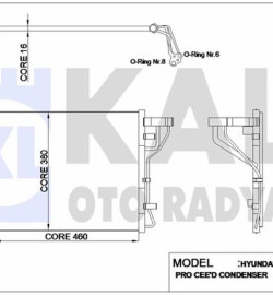 KLIMA RADYATORU KOMPLE I30 CEED DIZEL 2007 2012