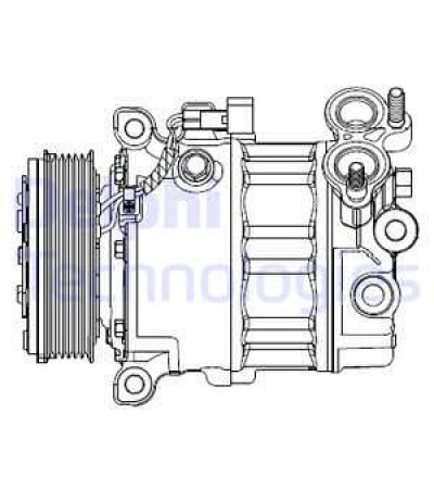 KLIMA KOMPRESOR KOMPLE FORD C MAX 11> 1.6 TDCI FOCUS III 11> 1.6 TDCI S MAX 1.6 TDCI 11> MONDEO 1.6 TDCI 07>14 VOLVO S60 II (134): DRIVe / D2 11>15 V40 Hatchback (525, 526): D2 12> V60 I (155, 157): 1.6 DRIVe 11>15