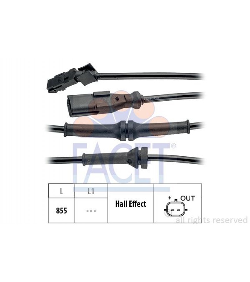 ABS KABLOSU SENSORU ARKA MEGANE III FLUENCE