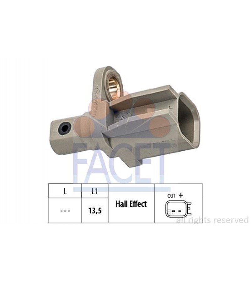 ABS KABLOSU SENSORU ARKA SAG SOL S60 II 10> S80 II 10> V60 I 08>V70 III 10>
