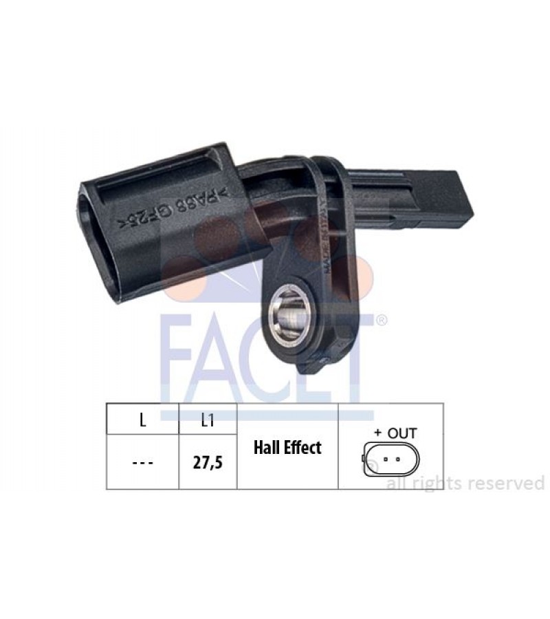 ABS SENSORU SAG ARKA CADDY GOLF VII PASSAT TIGUAN A3 OCTAVIA LEON SUPERB AZZ BKJ BMV BMX