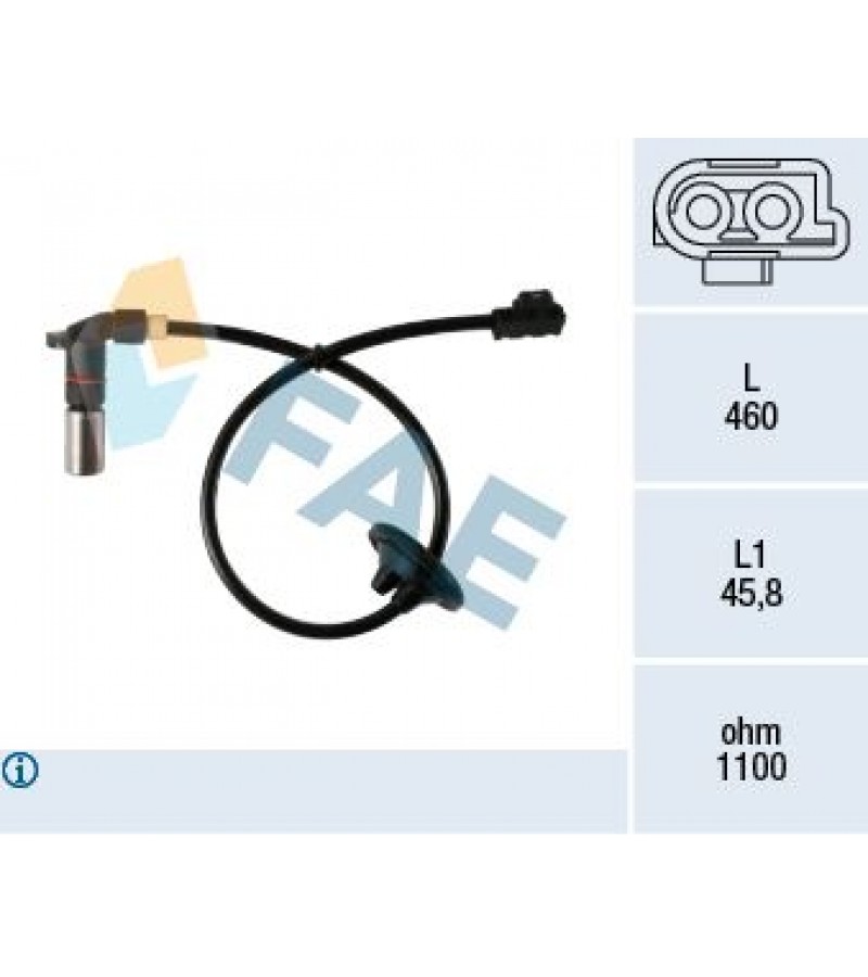 ABS SENSORU ARKA C-CLASS W202 95>00 S202 96>01