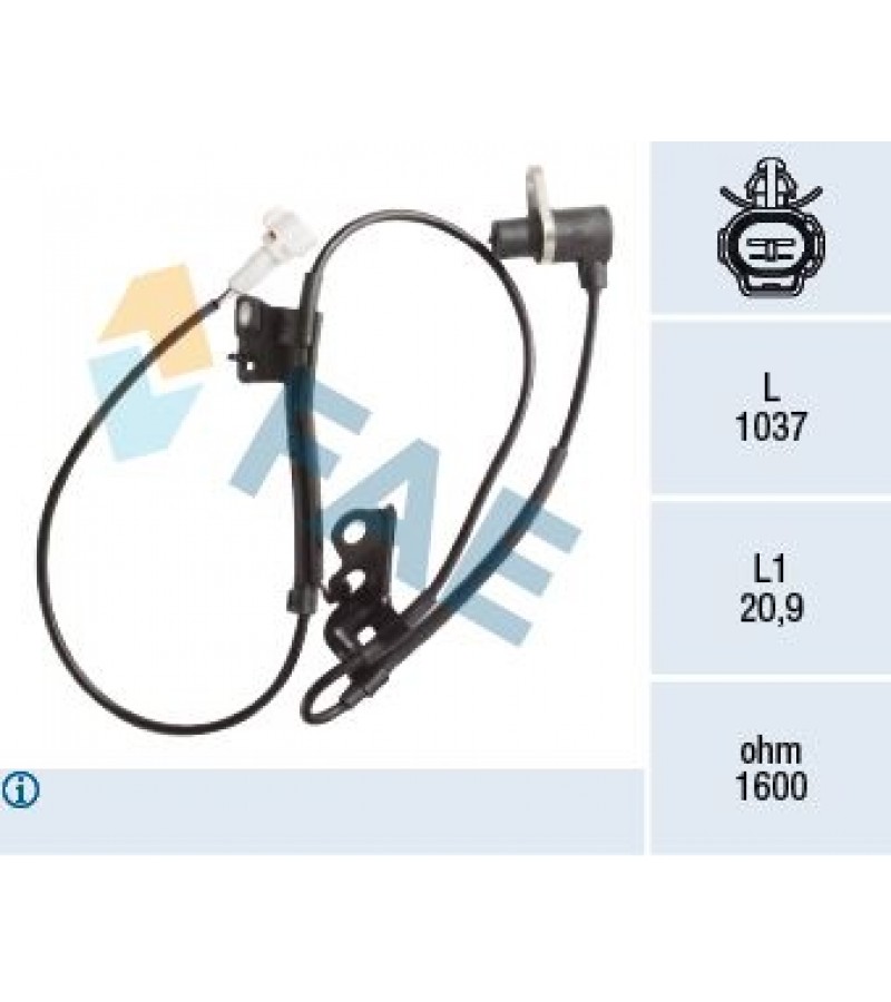 ABS SENSORU ON SOL AVENSIS 03>08 COROLLA 02>07