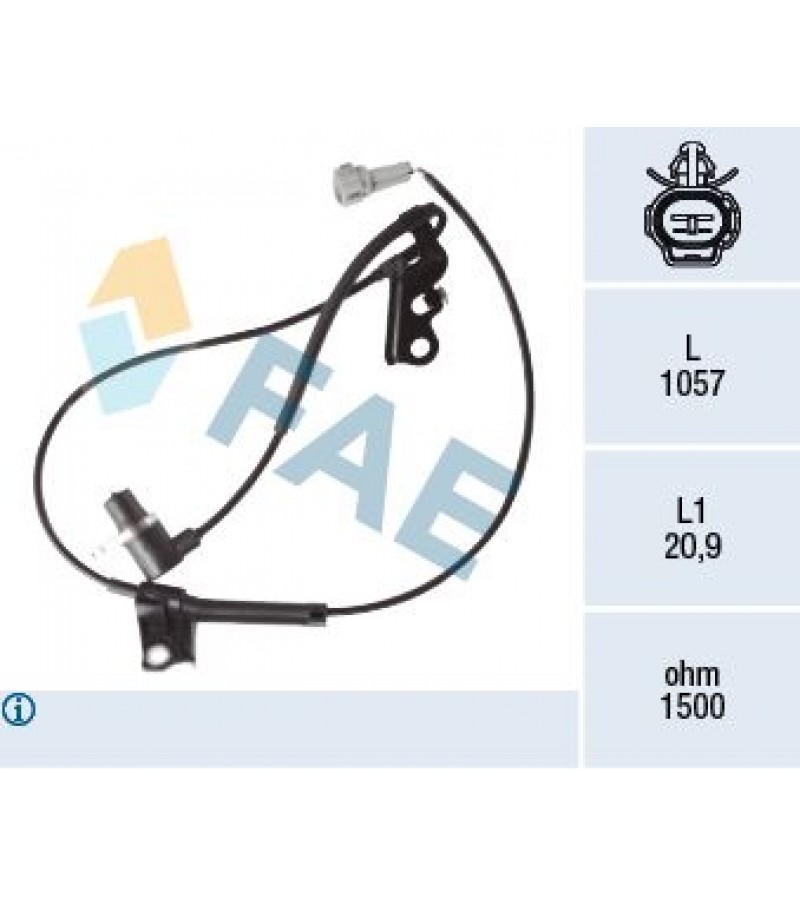 ABS SENSORU ON SAG AVENSIS 03>08 COROLLA 02>07
