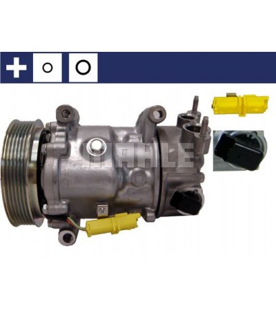 KLIMA KOMPRESORU P207 P208 P308 P508 P5008 P2008 C3 II C4 C4 II DS4 DS3 C3 III C5 III C3 PICASSO BERLINGO III PARTNER TEPE 1,4HDI 1,6HDI 1,4 16V 1,6 16V (7 PISTONLU)