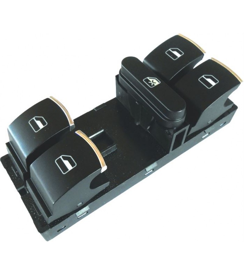 CAM ACMA KAPAMA ANAHTARI SURUCU TARAFI DORTLU (KROM KAPLAMA) GOLF VI PASSA / CC JETTA IV TIGUAN TOURAN 05>16
