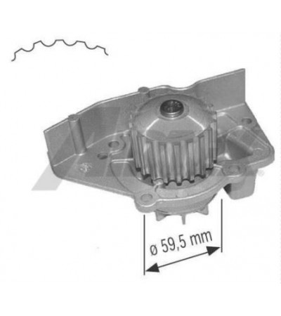 DEVIRDAIM SU POMPASI P205 P405 XU5M 1.6 P306 P406 XANTIA BX ZX XU7JP (1.8 8V)