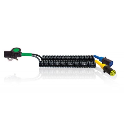 ADAPTOR CIFTLI KABLO PLASTIK FIS 15 GIRIS 12 BAGLANTI ( 7 GIRIS N TIPI 7 GIRIS S TIPI ) 2 ADET ( 1×1,5mm2 + 6×1mm2) PLASTIK YAY KORUMA 4,50 MT
