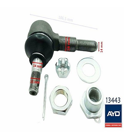 7ATV1304-10 ATV İKİ KADEME YİVLİ 12 14 14 18 106,5 ÜST ROTİL