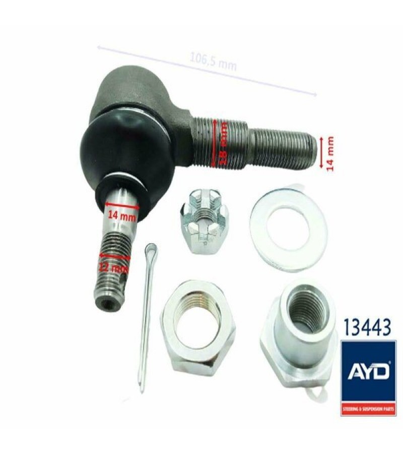 7ATV1304-10 ATV İKİ KADEME YİVLİ 12 14 14 18 106,5 ÜST ROTİL