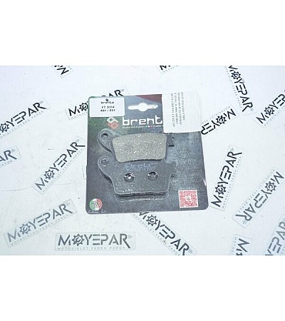 431-251 FT 3114 BRENTA HONDA CBR 600-1000 NC750 ZX-10R ZXR636 GSX-R 600-1000 R1 R6 ARKA FREN BALATASI