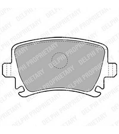 FREN BALATASI ARKA (105 MM) AUDI A4 A6 VOLKSWAGEN CADDY III GOLF VVI CADDY III PASSAT 10
