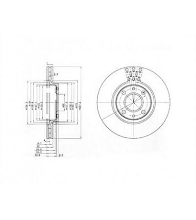 FREN DISKI ON (5D 257MM) LINEA BIPPER 07

