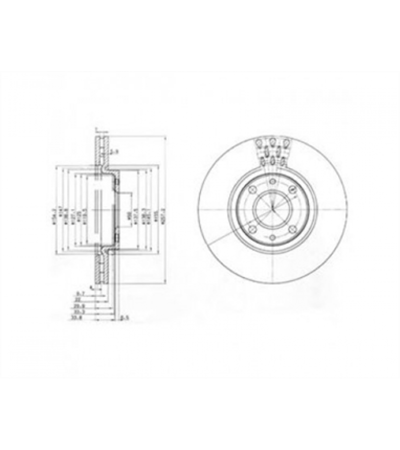 FREN DISKI ON (5D 257MM) LINEA BIPPER 07
