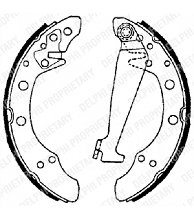 PABUCLU BALATA (200X40MM) CADDY II GOLF III JETTA POLO 94
