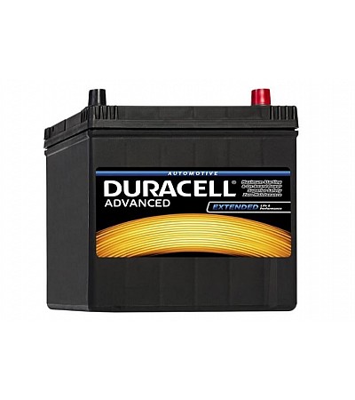 DURACELL AKÜ 60AH 510EN D23 DÜZ YÜKSEK (233X173X225) MAZDA NISSAN HYUNDAI KIA
