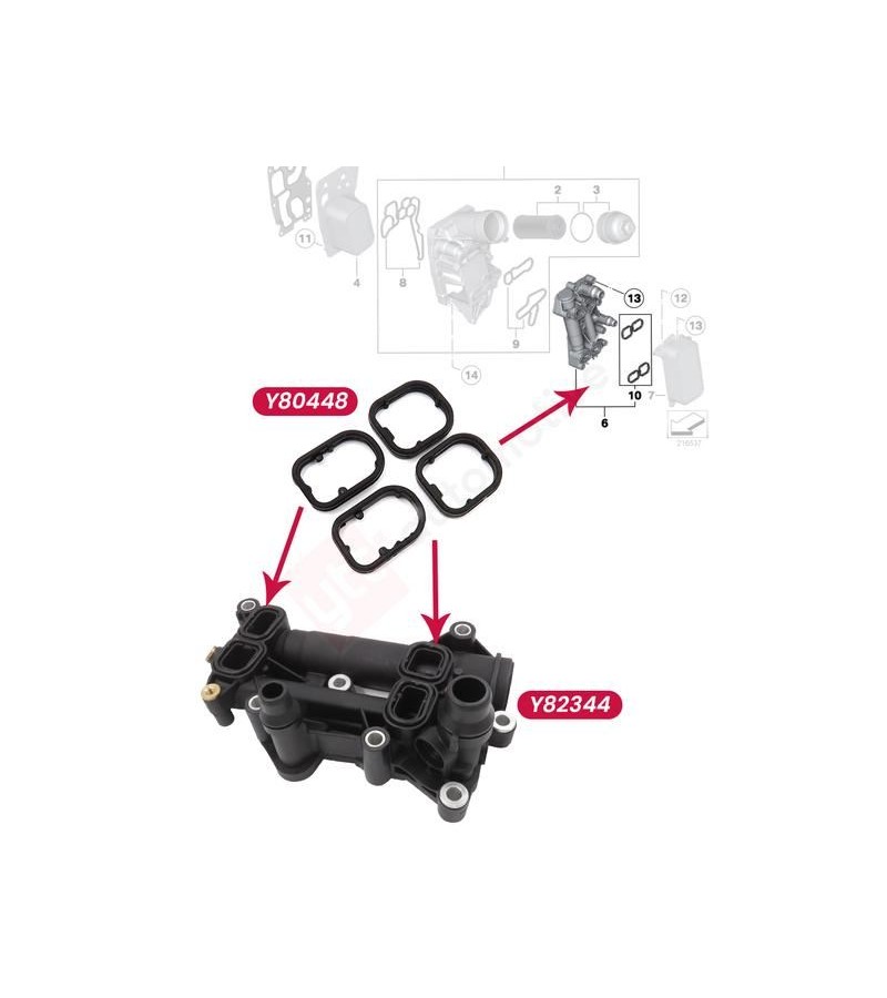 TERMOSTAT GOVDESI X6 (F16 F86) (F20)47D16A
