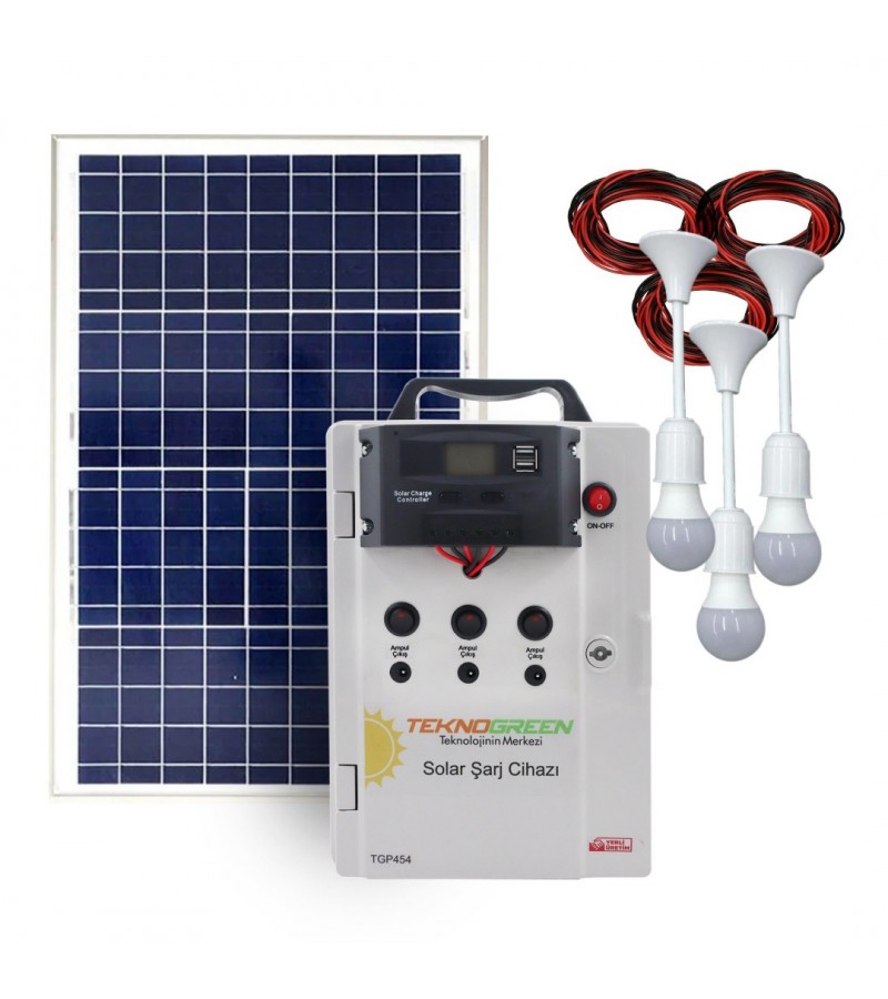 Teknogreen TGP454 Solar Şarj Cihazı
Teknogreen TGP454 Solar Şarj Cihazı