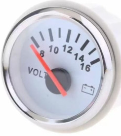 Voltmetre 12v 52mm Siyah
 Voltmetre 12v 52mm Siyah