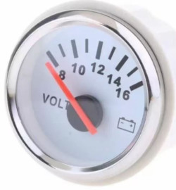 Voltmetre 12v 52mm Siyah
