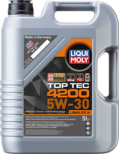 Liqui Moly Top Tec 4200 5W-30 Motor Yağı 5 Litre