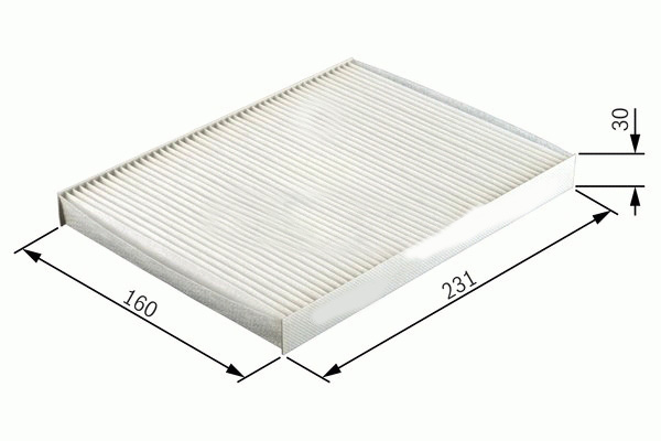 POLEN FİLTRESİ CLIO II 02>KANGOO 98>MEGANE I 96> LOGAN 04> 1.2 1.4 1.6 1.5DCI 1.9DCI